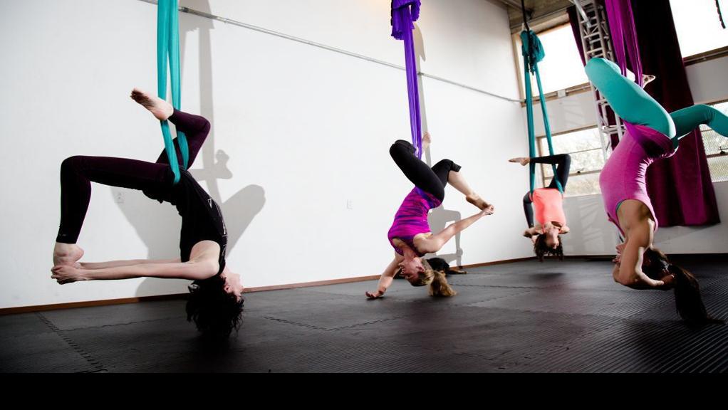 45 min YIN/Restorative Aerial Yoga Lesson 1 with Low Hammock - Back, Beginner Class