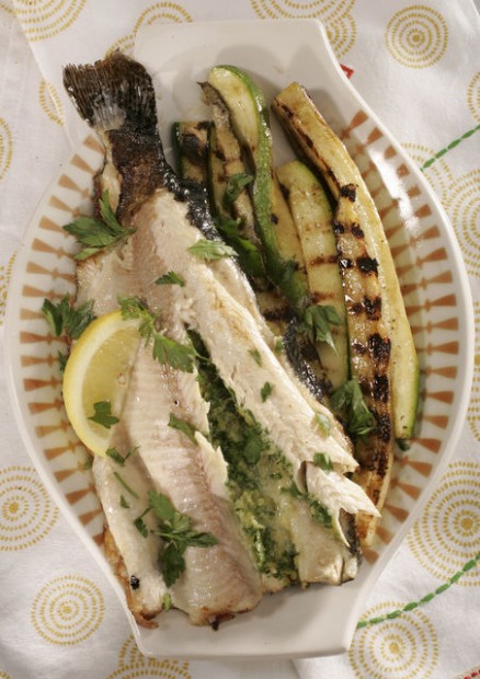 Grilled trout is tasty and has plenty of omega-3 fatty acid  