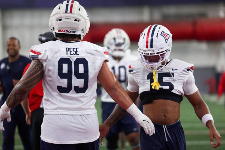 Arizona fall football practice 2