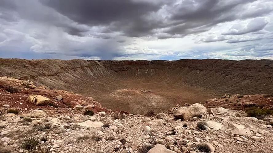 Visitors can go to the bottom of Arizona's Meteor Crater