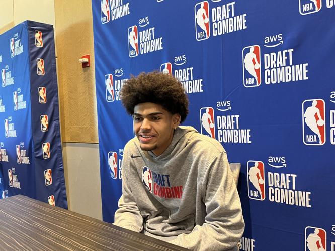 Koa Peat at NBA Combine interview