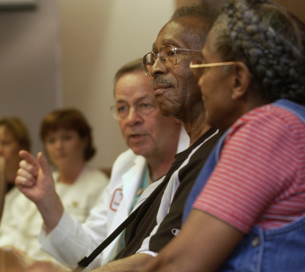 Photo gallery Dr. Jack Copeland leaving UA Galleries