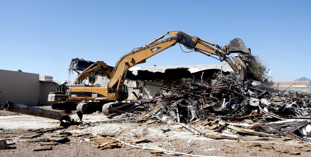 Demolition work at El Con   