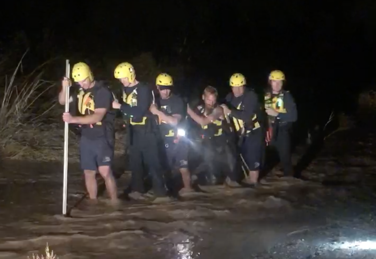 Watch Tucson Firefighters Rescue Man Stranded In Pantano Wash