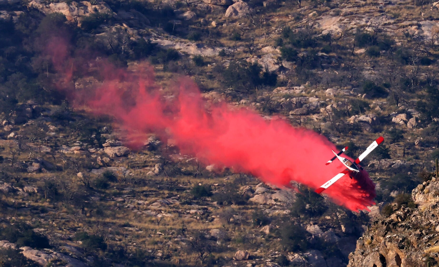 Crews depart Tucson-area wildfire
