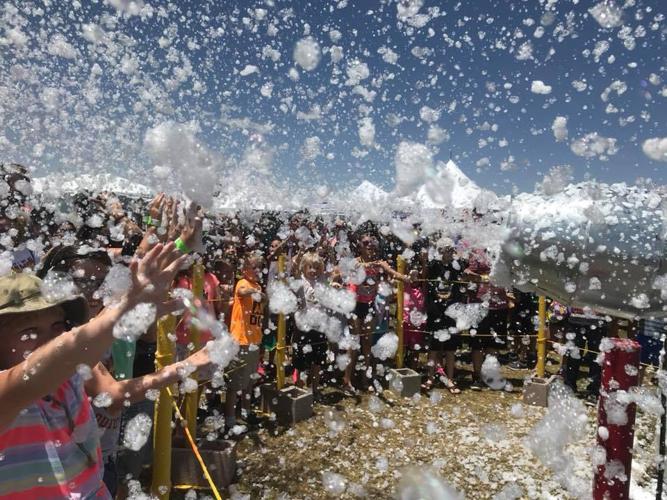 Foam Party at the ice cream festival