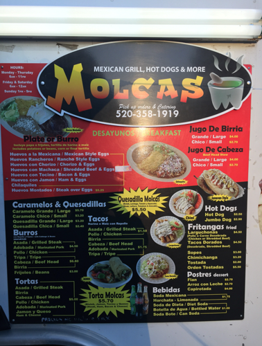 Molcas menu