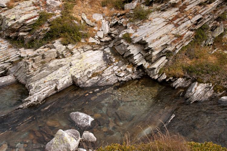 Stratified Gneiss in the Italian Alps