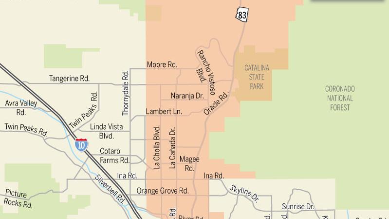 Amphitheater School District Map Tucson Com Amphitheater School District Calendar