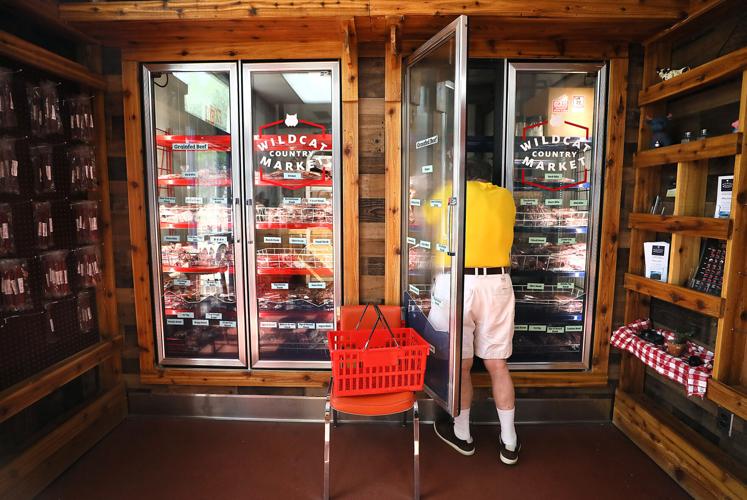 UA Farms rustic shelving