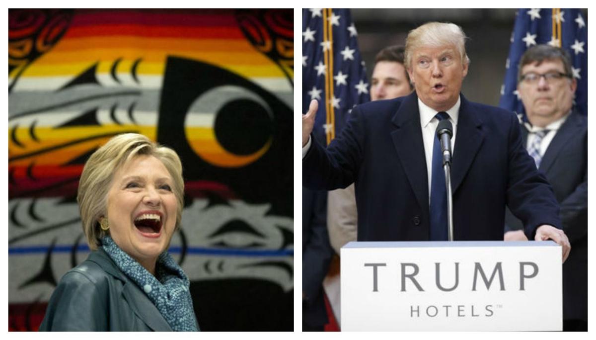 Hillary Clinton, Donald Trump