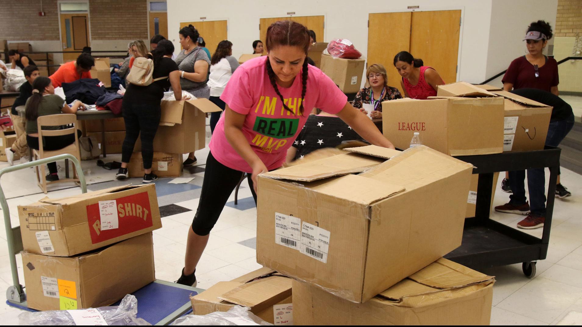 Tusd Receives Huge Clothing Donation Just In Time For Cooler