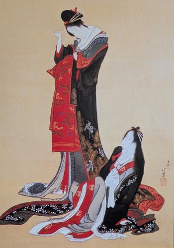 Two-Courtesans-from-Hokusai-by-Matthi-Forrer.jpg