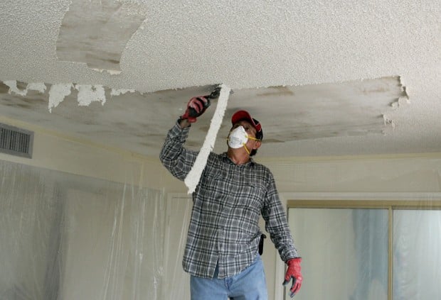 Popcorn Ceilings, How To Tell If Popcorn Ceiling Is Painted