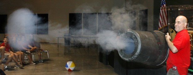 Physics Factory mixes science, humor for Casas Christian kids   