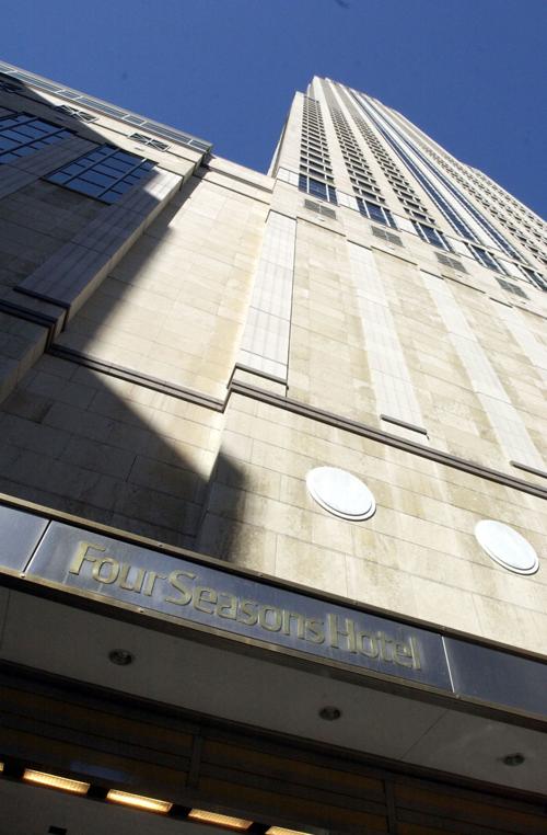 The exterior of the Four Seasons Hotel in Chicago in a 2003 file image. The hotel is among only 11 properties that have maintained a Five-Star Rating for more than 20 years in the Forbes Travel Guide.