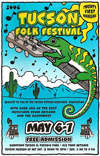 Tucson Folk Festival posters