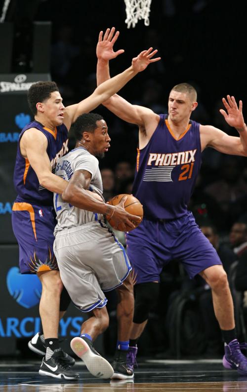 Devin Booker, Alex Len, Rondae Hollis-Jefferson