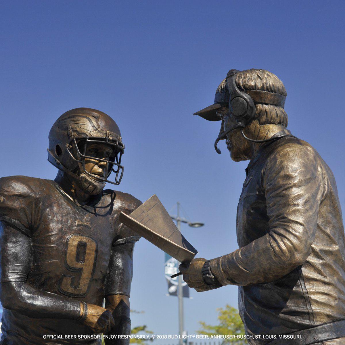 Philly Special: Bud Light unveils Nick Foles statue in ...