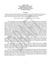 Arizona Town Hall draft recommendations report