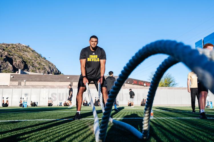 Jalen Klemm spent months relearning normal life after a stroke. Today, the offensive tackle battling for a place in Arizona State football's starting lineup.