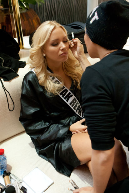 Contestants get ready for Miss Universe