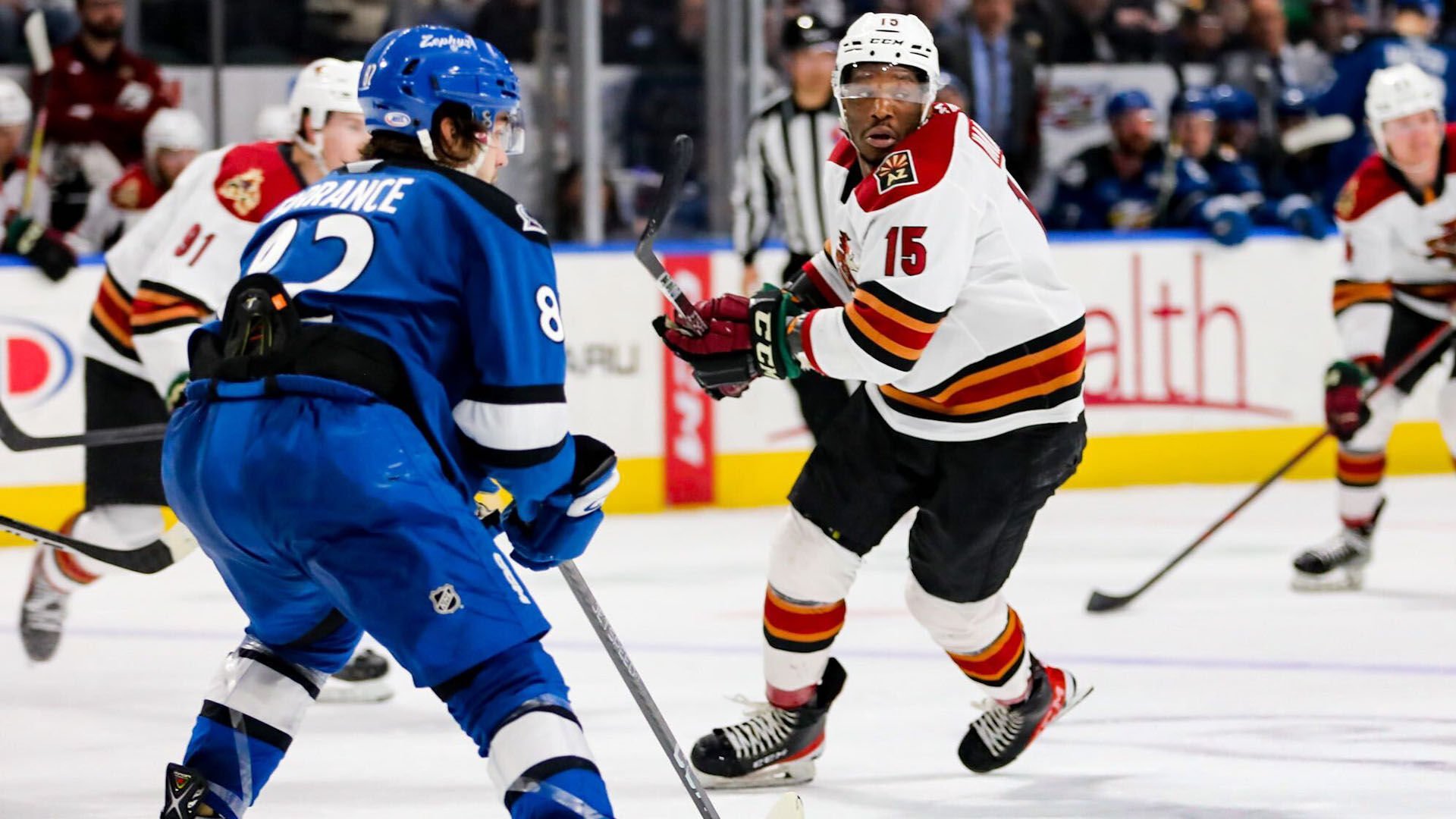 Tucson Roadrunners Trounce Colorado Eagles 7-1 Thanks To Goals Form 7 ...