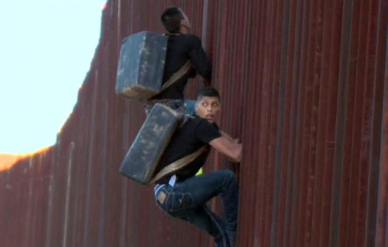 Mexico Border Fence Climbers