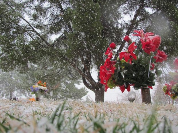 Snowfall around Tucson