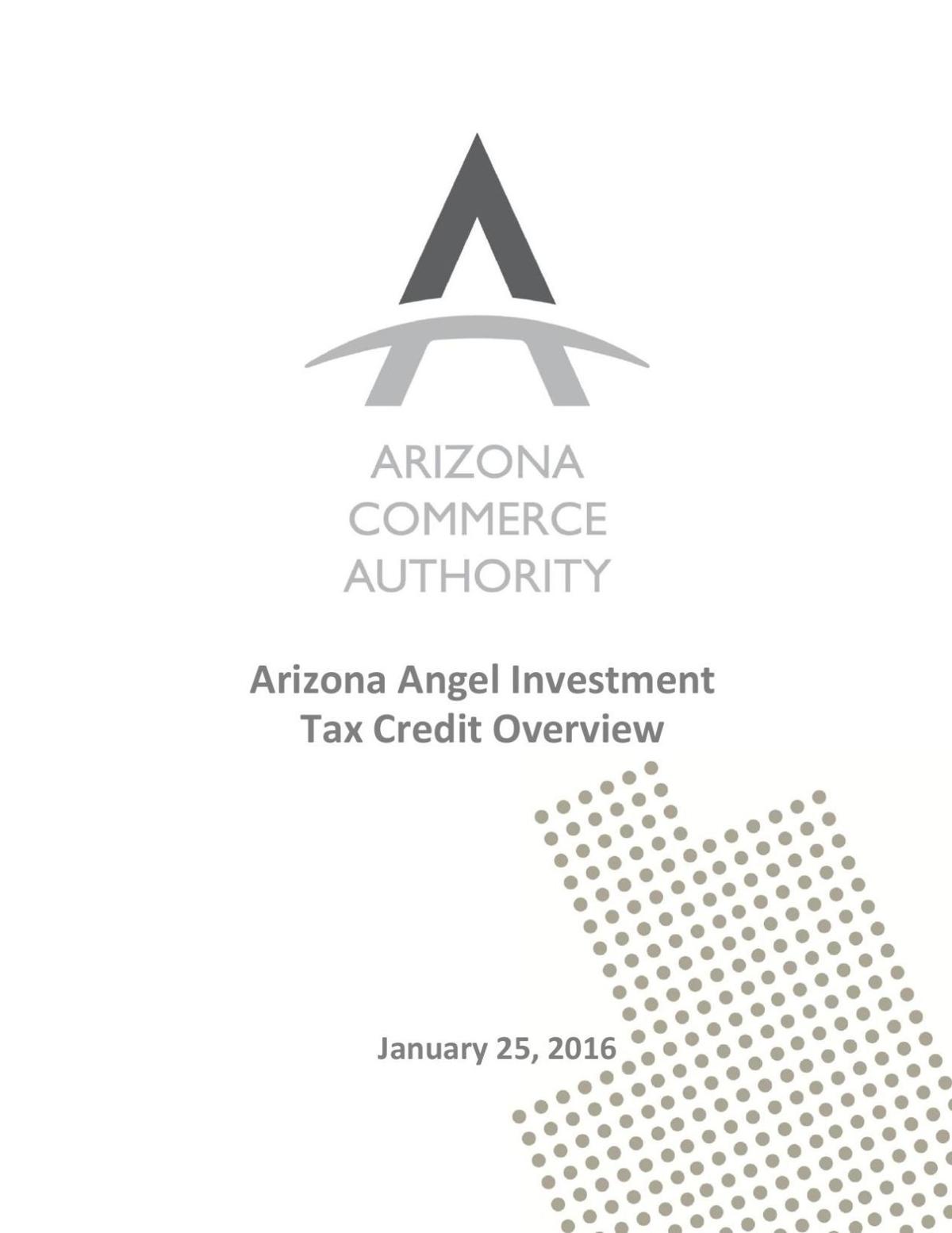 Angel investment tax credit overview