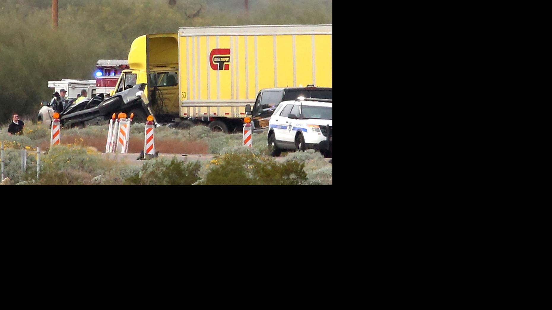 Officials ID 4 killed in 6vehicle Interstate 10 wreck north of Tucson