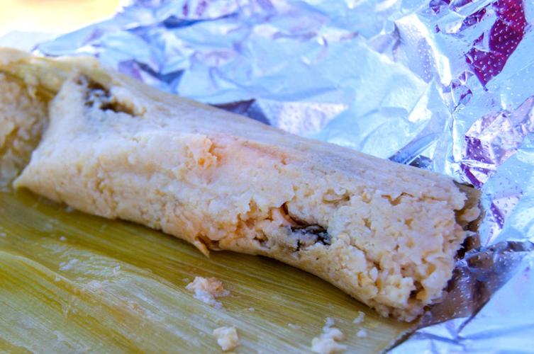 Nana Noperi's green corn tamal