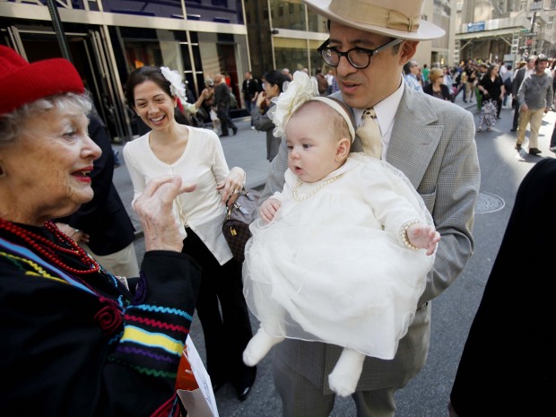 Bonnets abound in NYC's traditional Easter Parade   