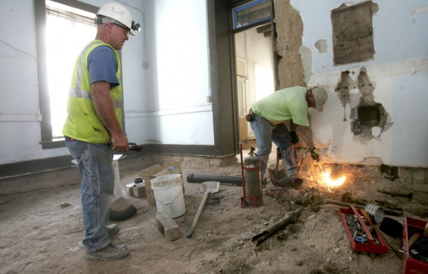 Historic house taking shape as Ben's Bell center downtown   