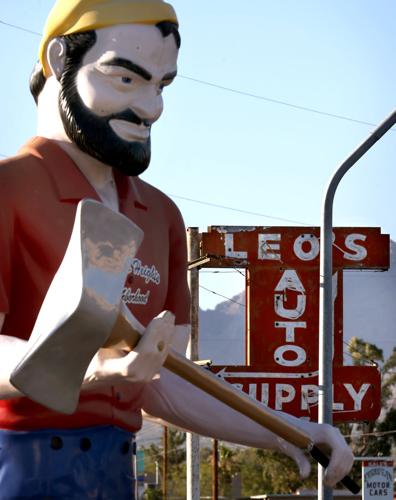 Leo's Auto Supply, corner of Stone and Glenn