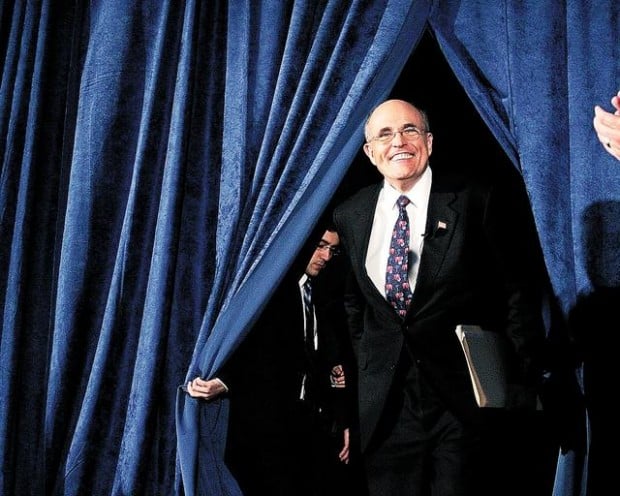 In '85, Giuliani, as U.S. attorney, quizzed family  