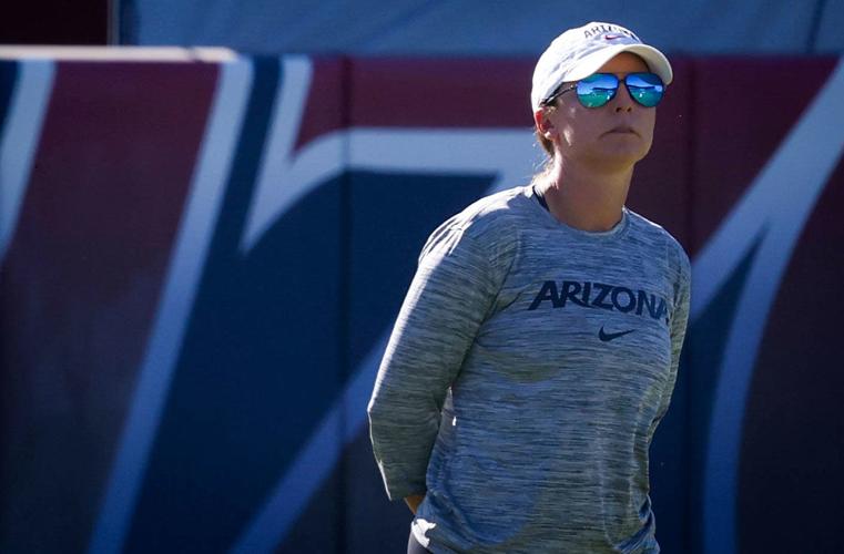 Arizona softball practice