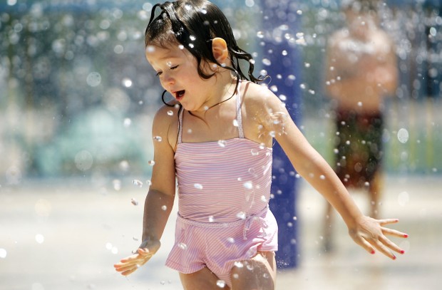 Splash pad provides buckets of fun   
