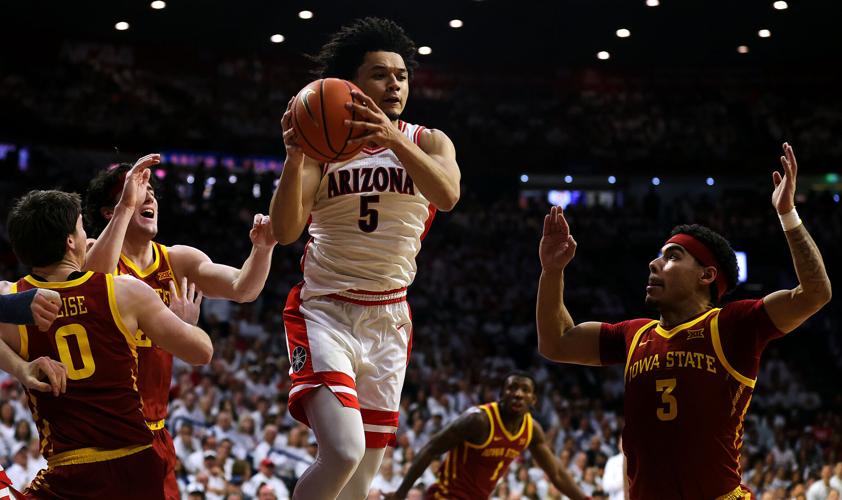 No. 2 Arizona vs. No. 4 Iowa State, men's basketball