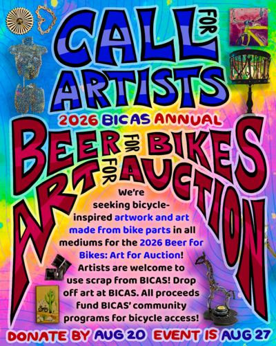 Beer for Bikes: Art for Auction