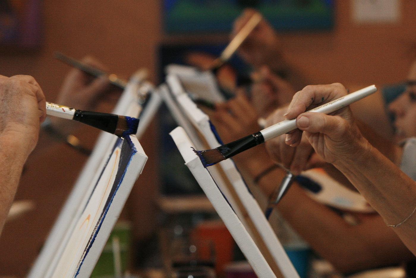 Unleash your inner artist with your friends while you
