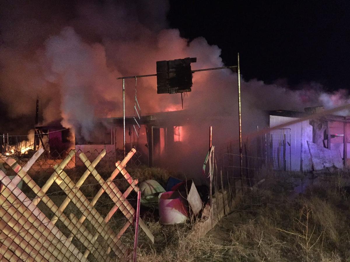 Women, dogs displaced by Marana house fire