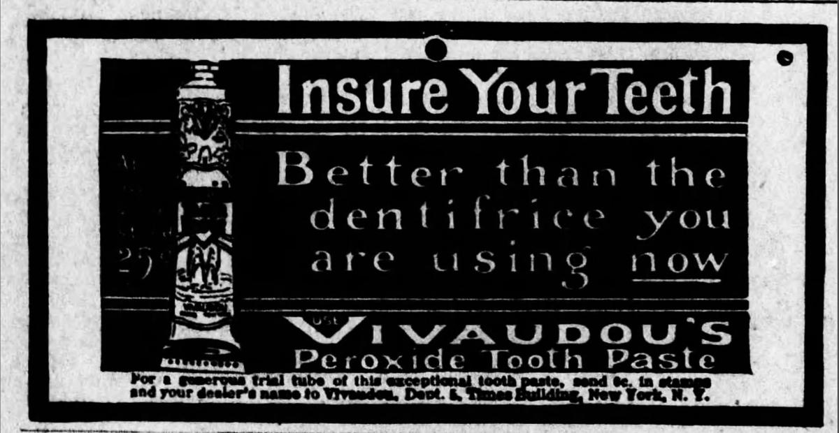 Advertisement in Star Aug. 17, 1916