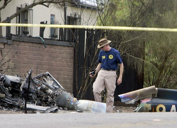 Federal investigators at the scene