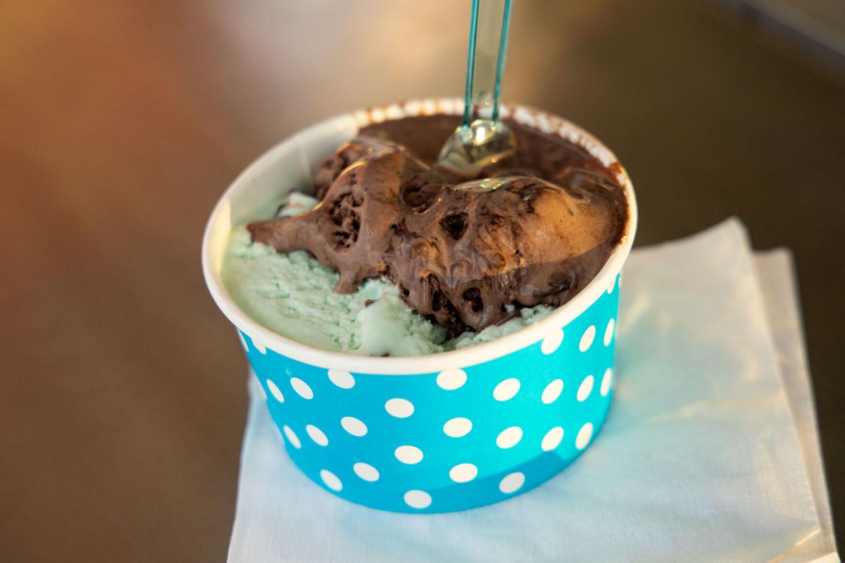 Local food truck Bella's Gelato opening inside an old BaskinRobbins