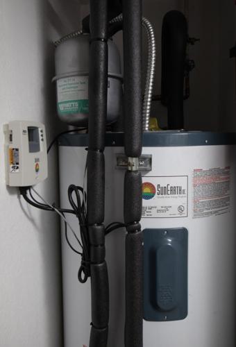 What went wrong with water heater install?
