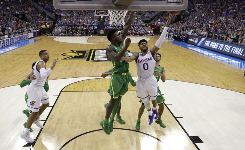 NCAA Oregon Kansas Basketball