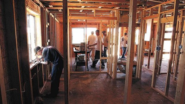 Students build house, skills, self-esteem  