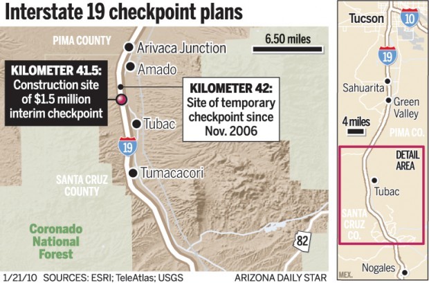 Interstate 19 checkpoint plans