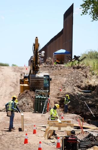Border Wall, San Pedro River